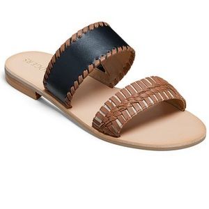 Jack Rogers Tinsley Leather Slide